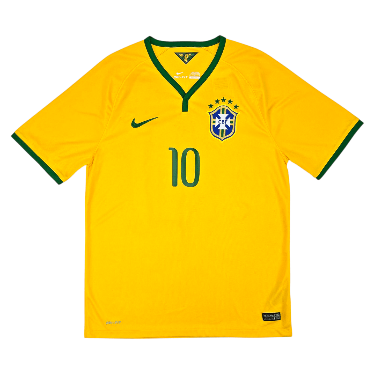 2014/15 Brazil Home Football Shirt (L) Nike #10 Neymar Jr