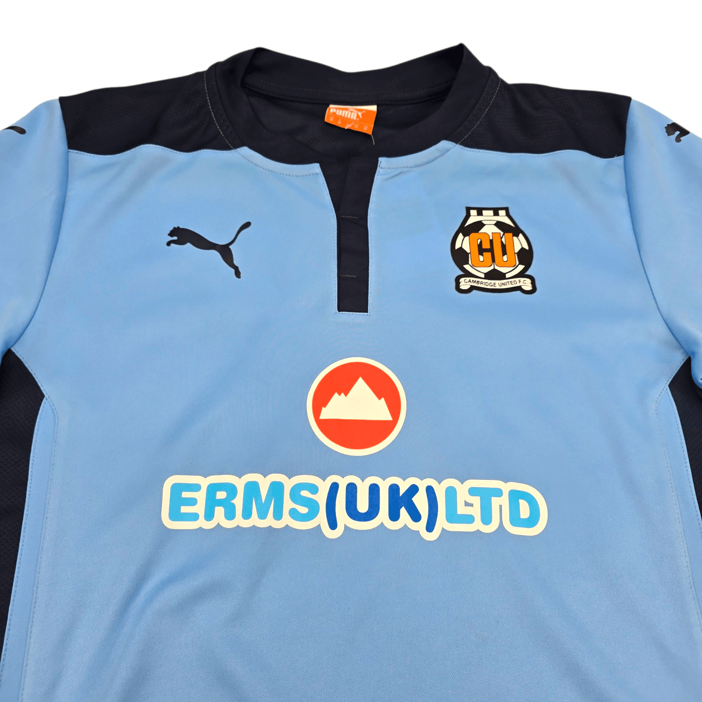 2014/15 Cambridge United Away Football Shirt (M) Puma #5 Bonner (Match Worn)