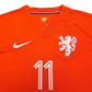 2014/15 Holland Home Football Shirt (S) Nike #11 Robben