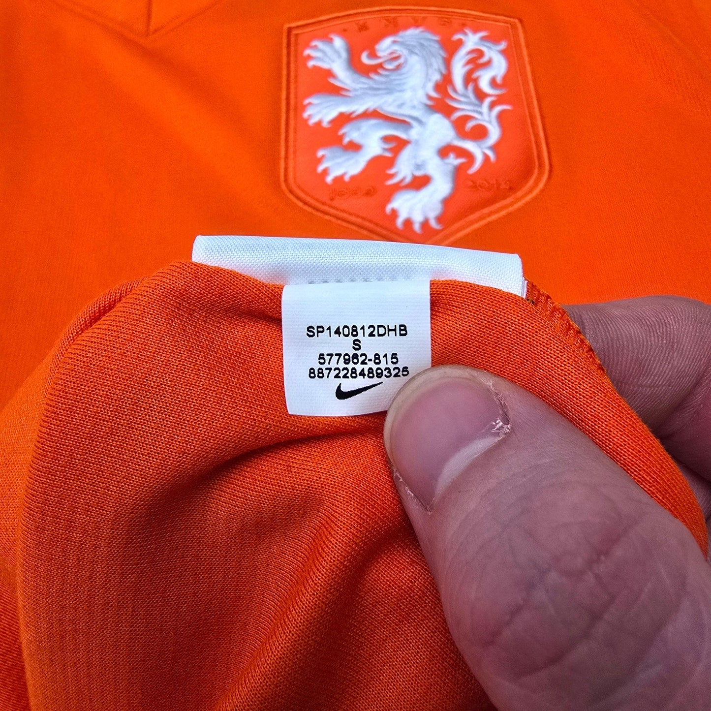 2014/15 Holland Home Football Shirt (S) Nike