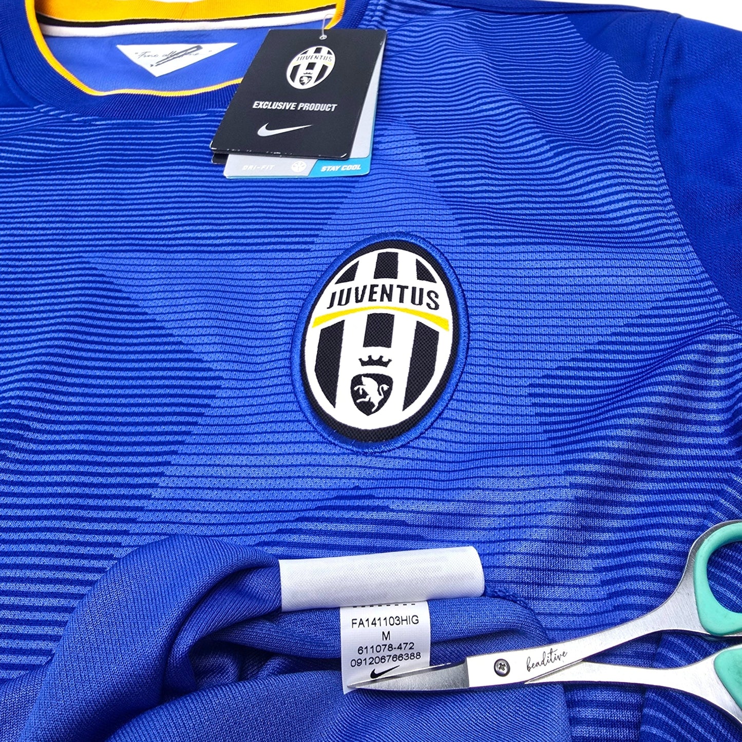 2014/15 Juventus Away Football Shirt (M) Nike #6 Pogba (BNWTs)