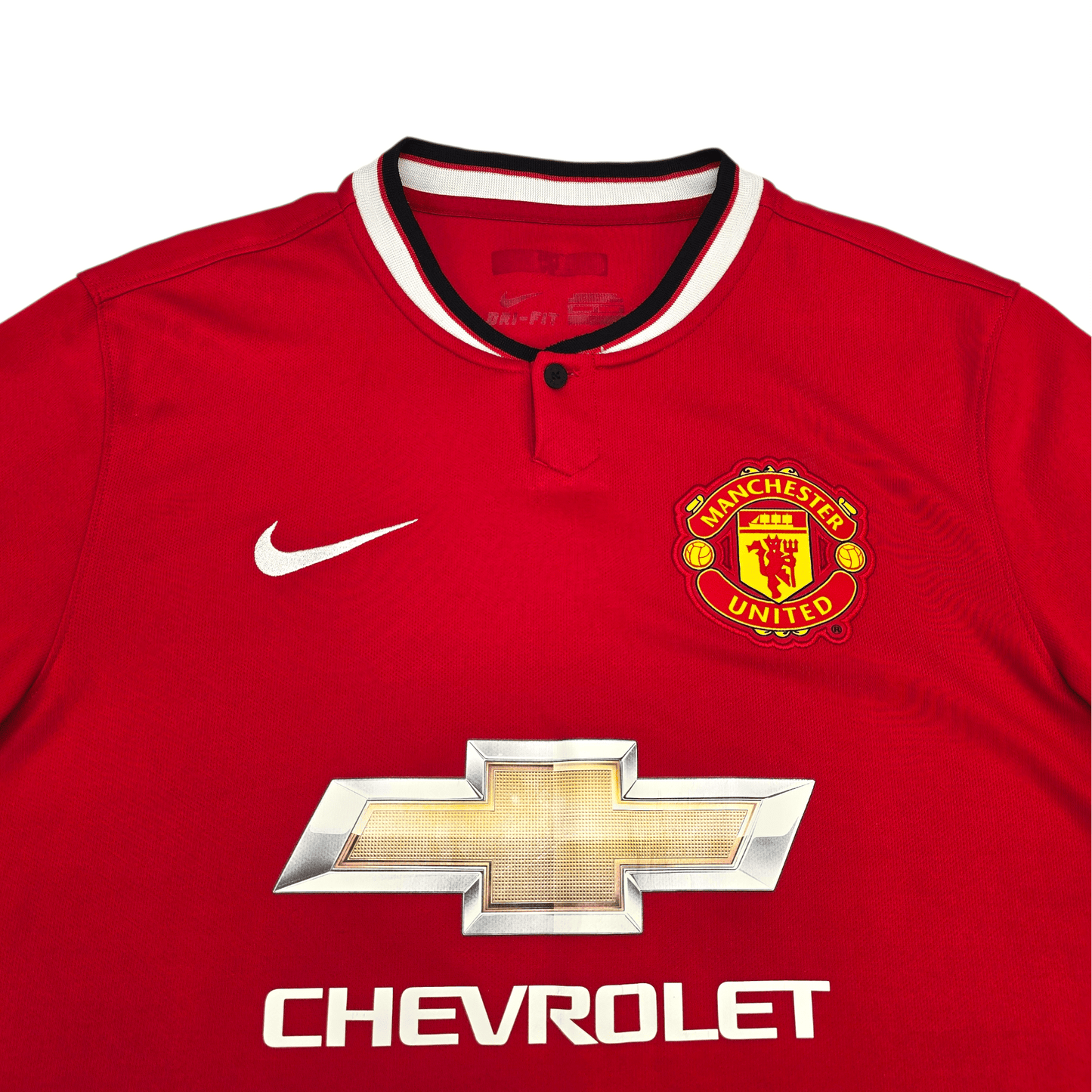 2014/15 Manchester United Home Football Shirt (M) Nike #10 Rooney