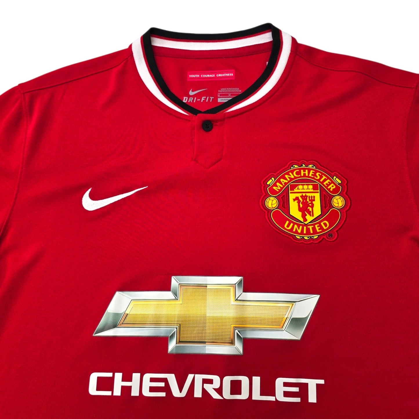 2014/15 Manchester United Home Football Shirt (M) Nike