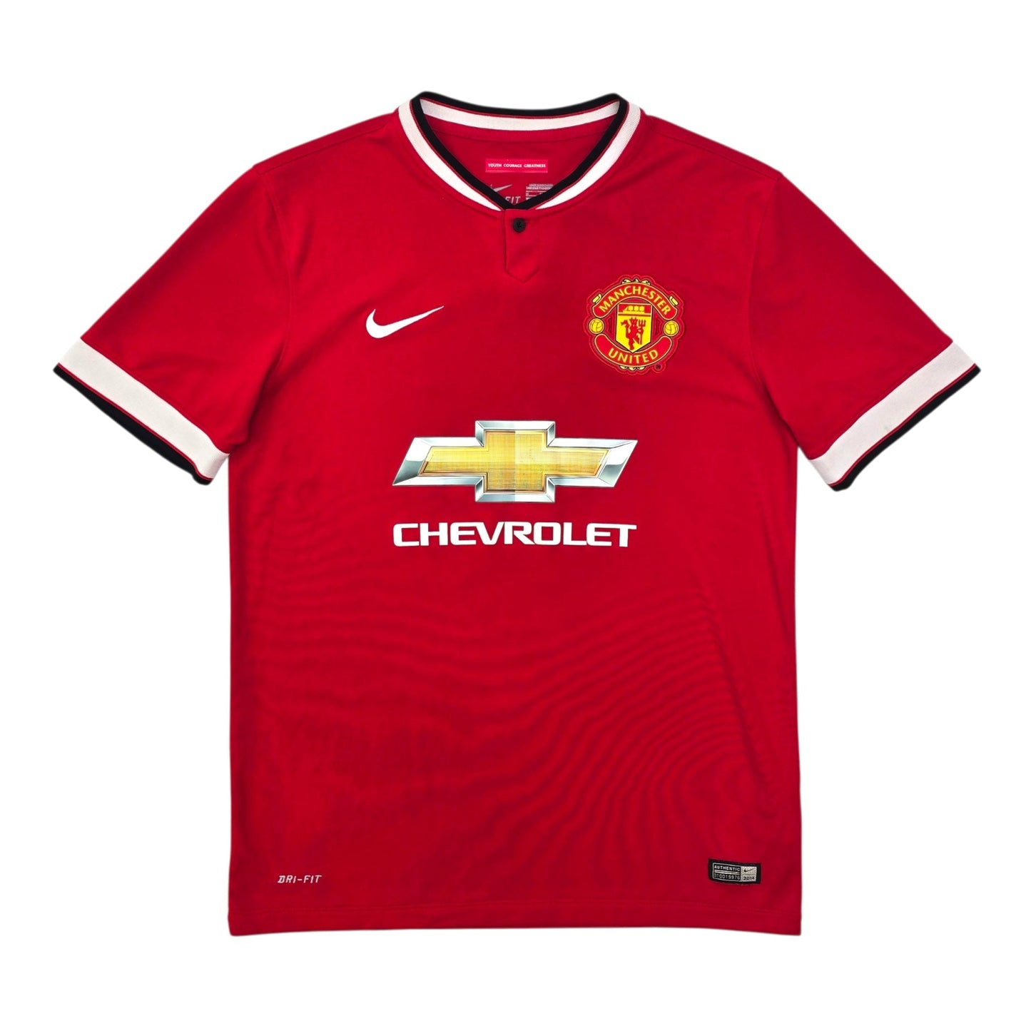 2014/15 Manchester United Home Football Shirt (M) Nike