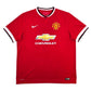 2014/15 Manchester United Home Football Shirt (XL) Nike #7 Di Maria