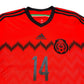 2014/15 Mexico Away Football Shirt (S) Adidas #14 Chicharito