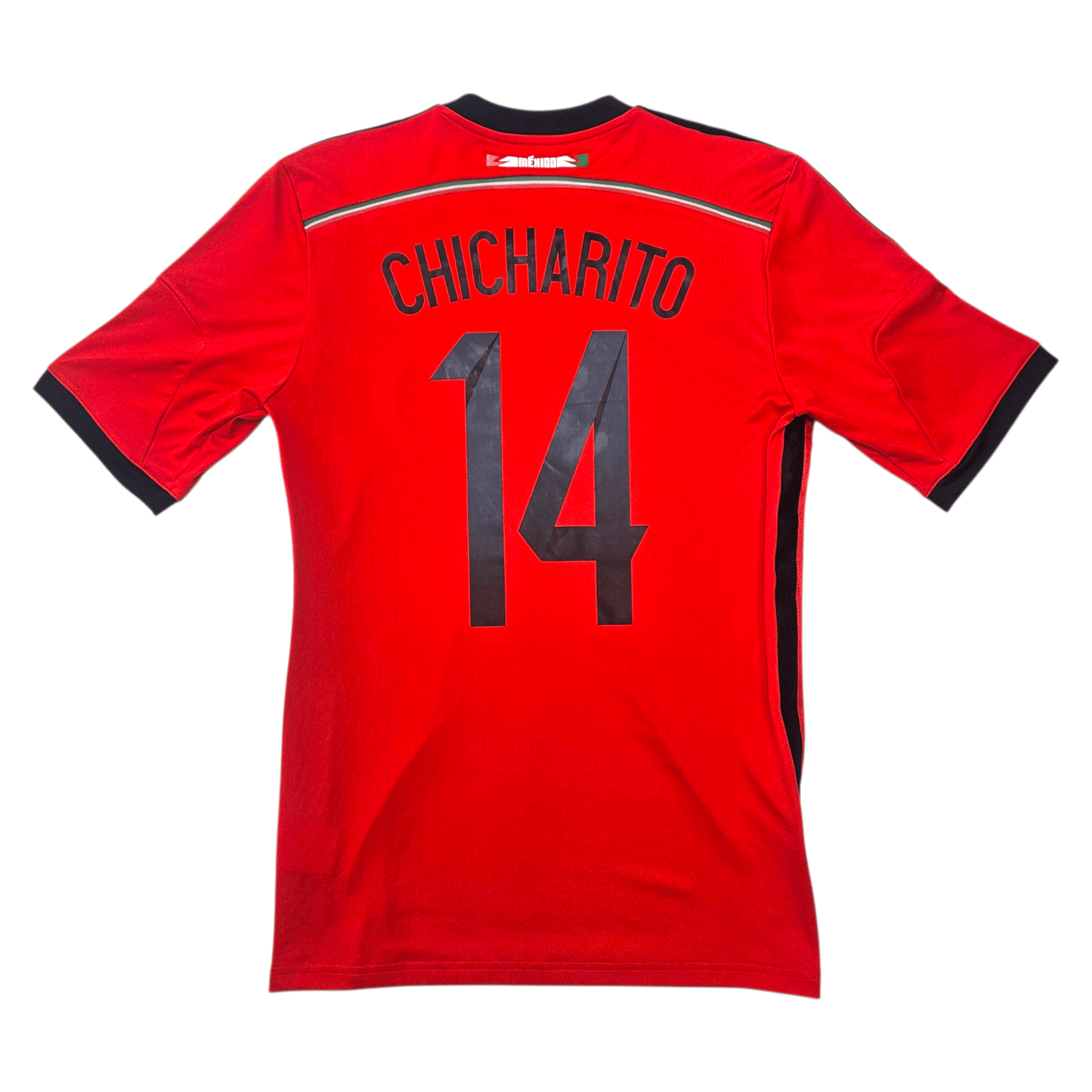 2014/15 Mexico Away Football Shirt (S) Adidas #14 Chicharito
