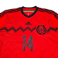 2014/15 Mexico Away Football Shirt (S) Adidas #14 Chicharito