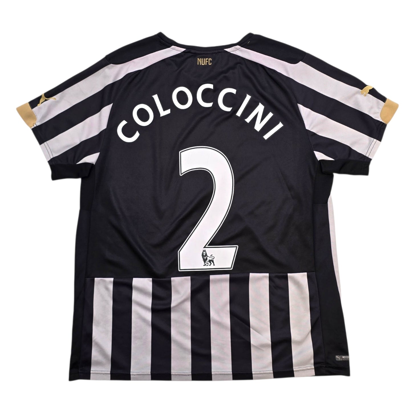 2014/15 Newcastle United Home Football Shirt (M) Puma #2 Coloccini