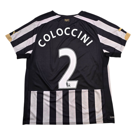2014/15 Newcastle United Home Football Shirt (M) Puma #2 Coloccini
