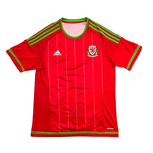 2014/15 Wales Home Football Shirt (L) Adidas