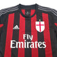 2015/16 AC Milan Home Football Shirt (XL) Adidas