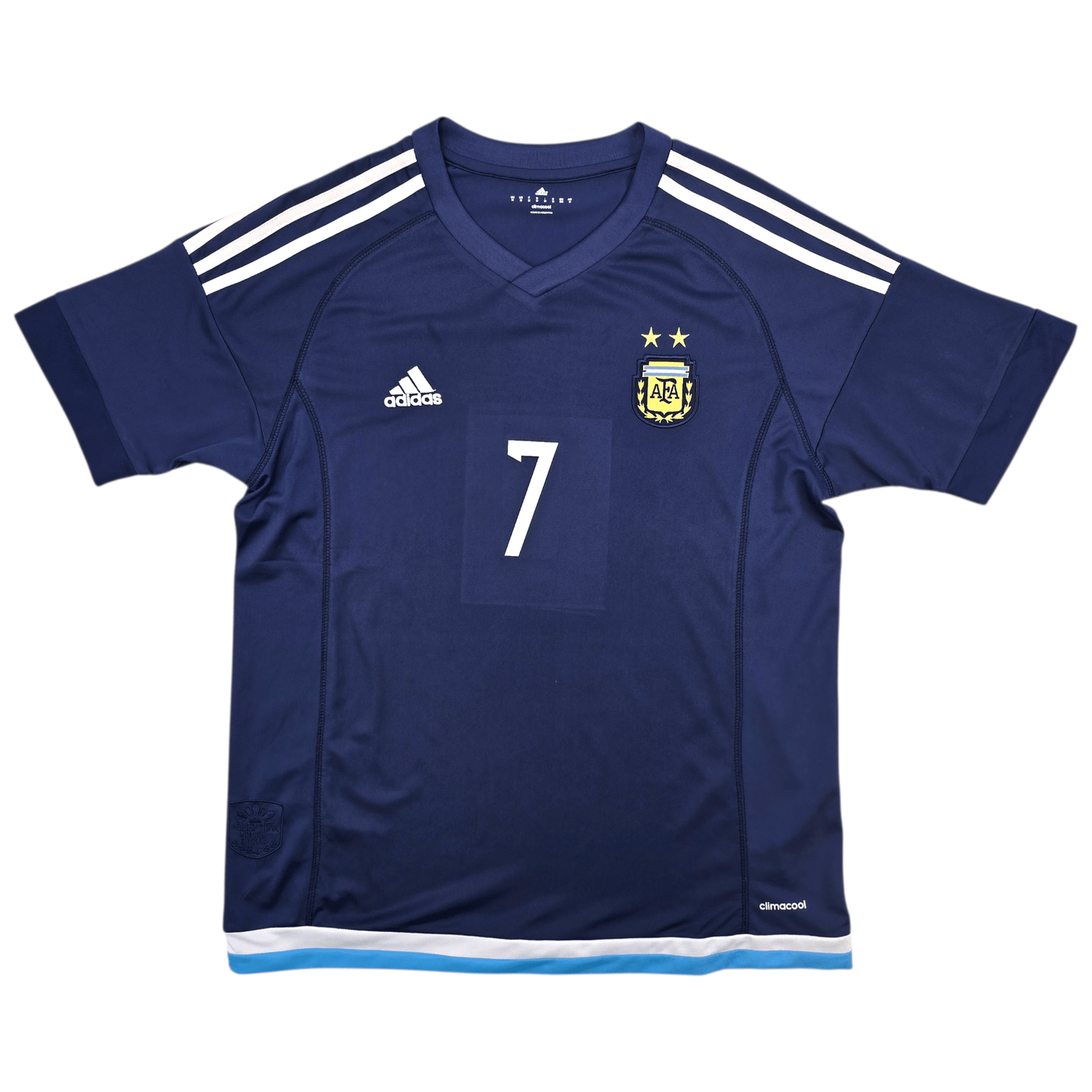 2015/16 Argentina Away Football Shirt (M) Adidas #7