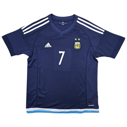 2015/16 Argentina Away Football Shirt (M) Adidas #7
