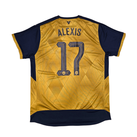 2015/16 Arsenal Away Football Shirt (XL) Puma #17 Alexis