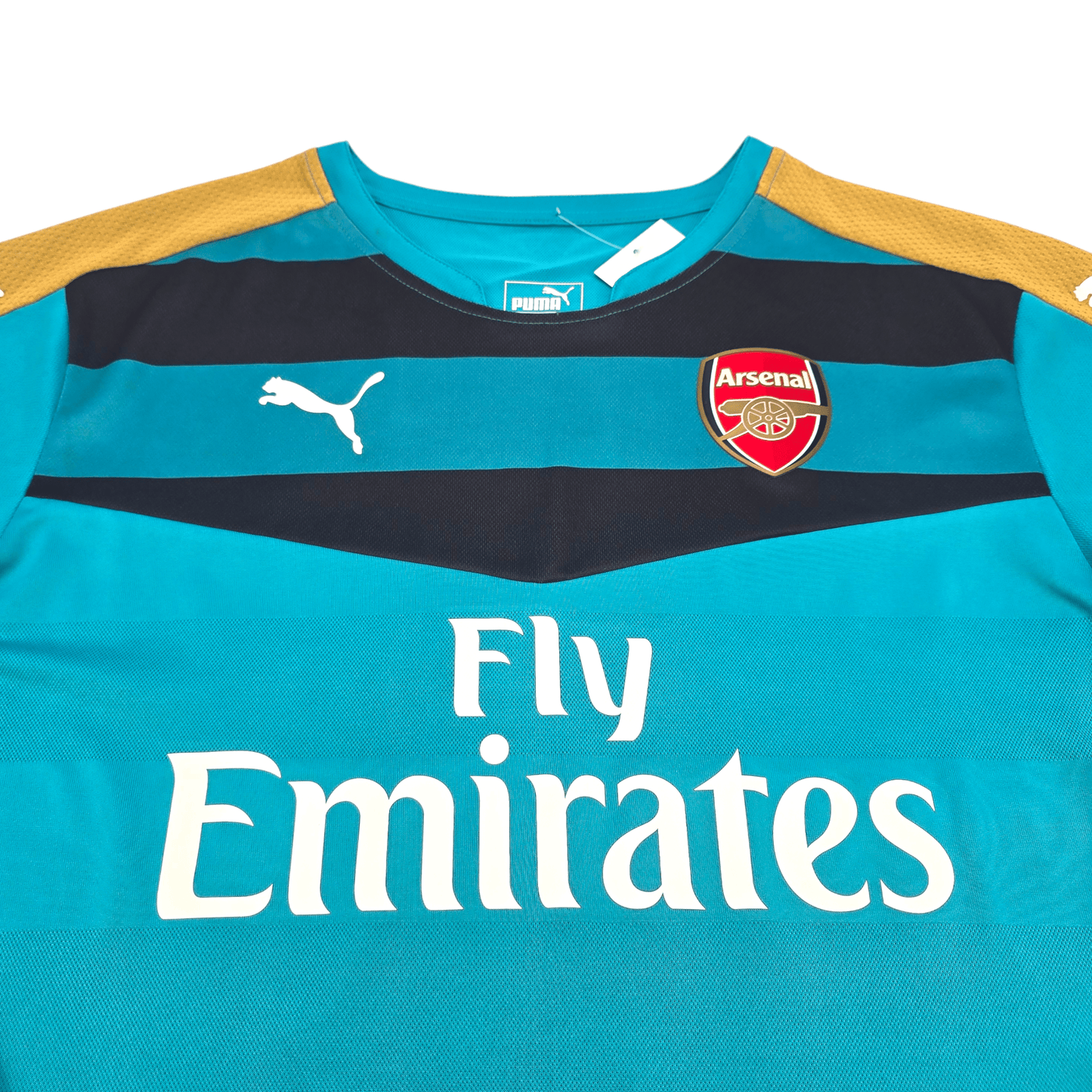 2015/16 Arsenal Goal Keeper Football Shirt (XL) Puma #33 Cech
