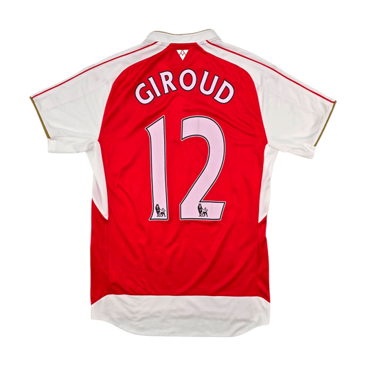 2015/16 Arsenal Home Football Shirt (M) Puma #12 Giroud