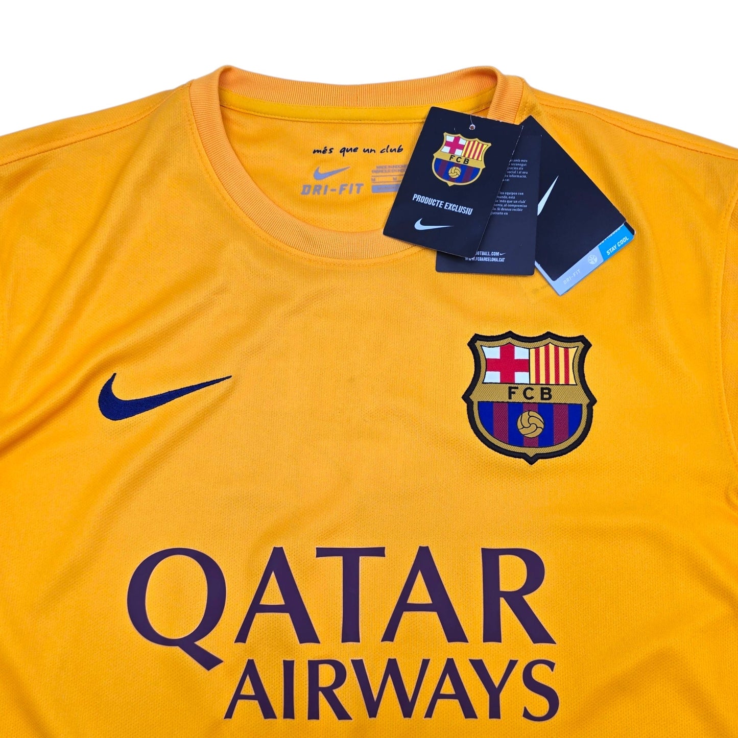 2015/16 Barcelona Goal Keeper Football Shirt (M) Nike #1 Ter Stegen (BNWTs)