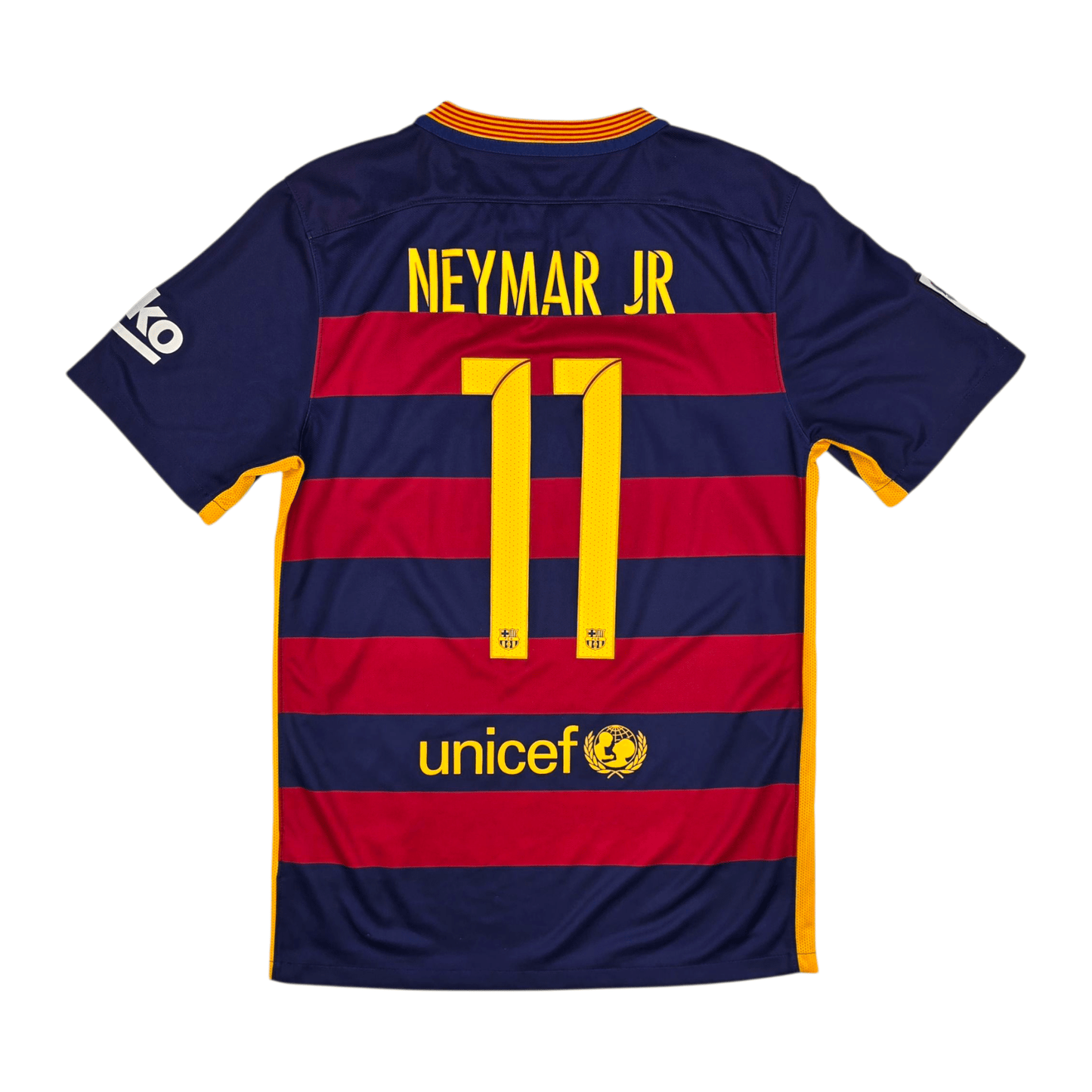 2015/16 Barcelona Home Football Shirt (S) Nike #11 Neymar Jr