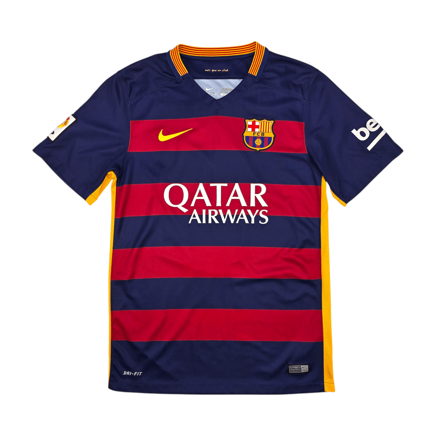 2015/16 Barcelona Home Football Shirt (S) Nike #11 Neymar Jr
