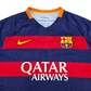 2015/16 Barcelona Home Football Shirt (XL) Nike #9 Suarez (Player Version)