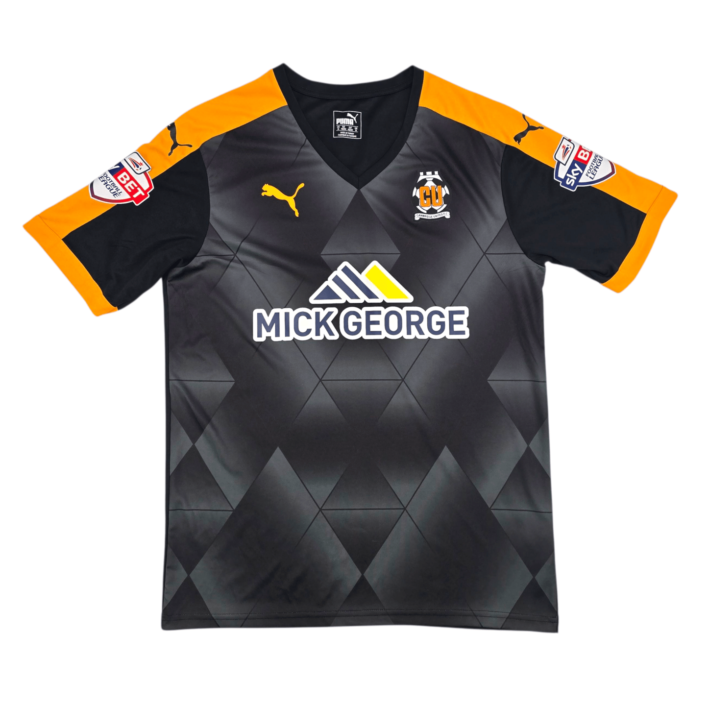 2015/16 Cambridge United Away Football Shirt (M) Puma #20 Ahearne-Grant (Match Worn)