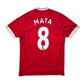 2015/16 Manchester United Home Football Shirt (M) Adidas #8 Mata