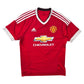 2015/16 Manchester United Home Football Shirt (M) Adidas #8 Mata