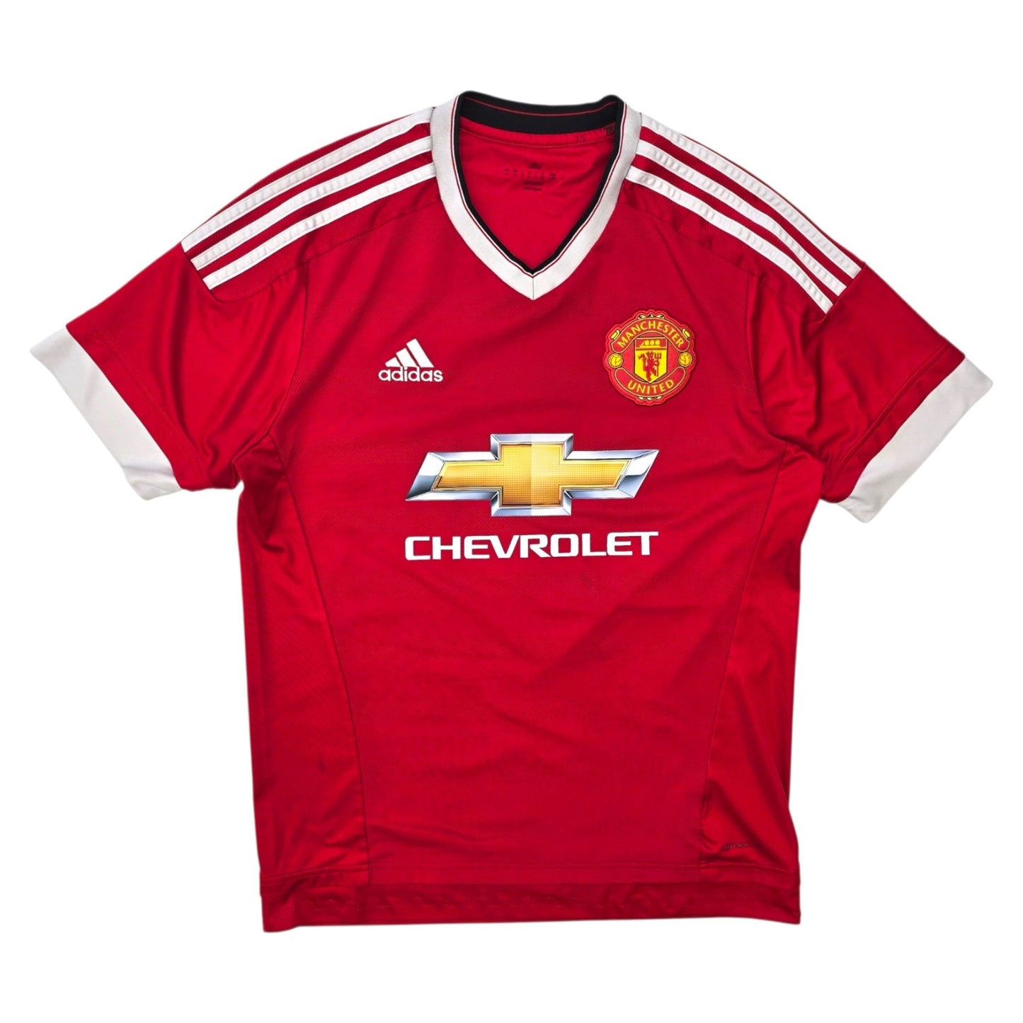2015/16 Manchester United Home Football Shirt (M) Adidas #8 Mata