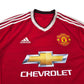 2015/16 Manchester United Home Football Shirt (M) Adidas #8 Mata