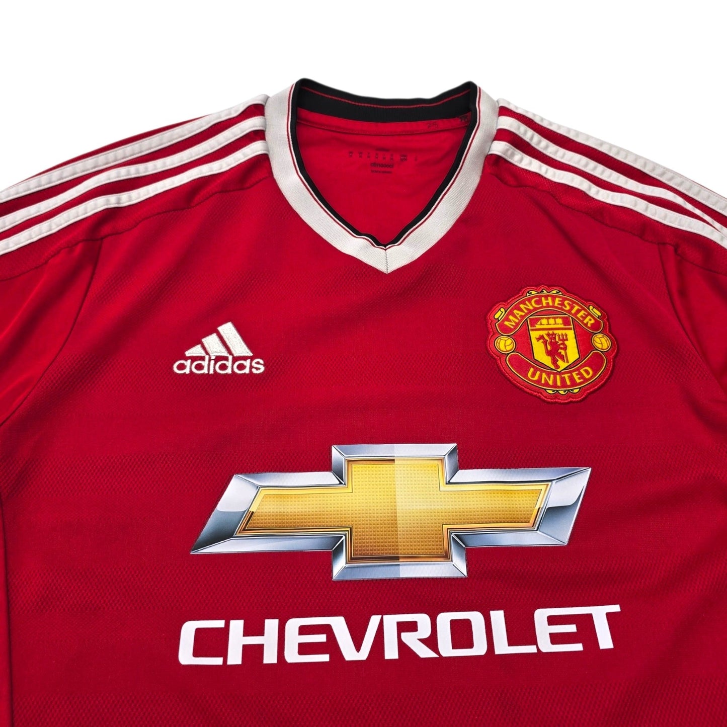 2015/16 Manchester United Home Football Shirt (M) Adidas #8 Mata