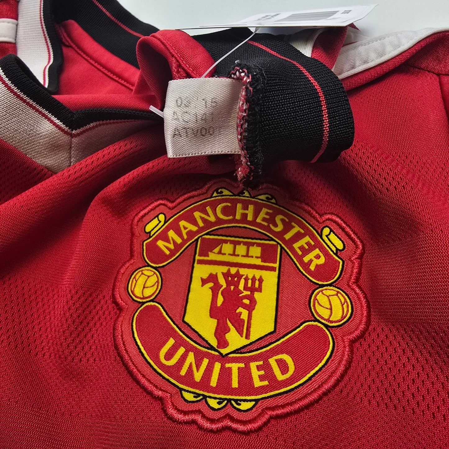 2015/16 Manchester United Home Football Shirt (M) Adidas