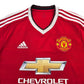 2015/16 Manchester United Home Football Shirt (M) Adidas