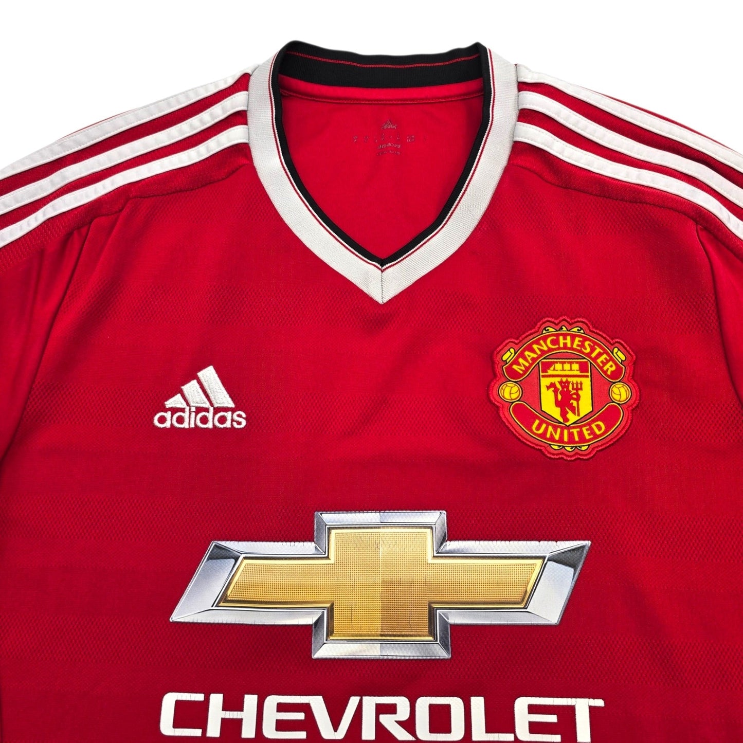 2015/16 Manchester United Home Football Shirt (M) Adidas