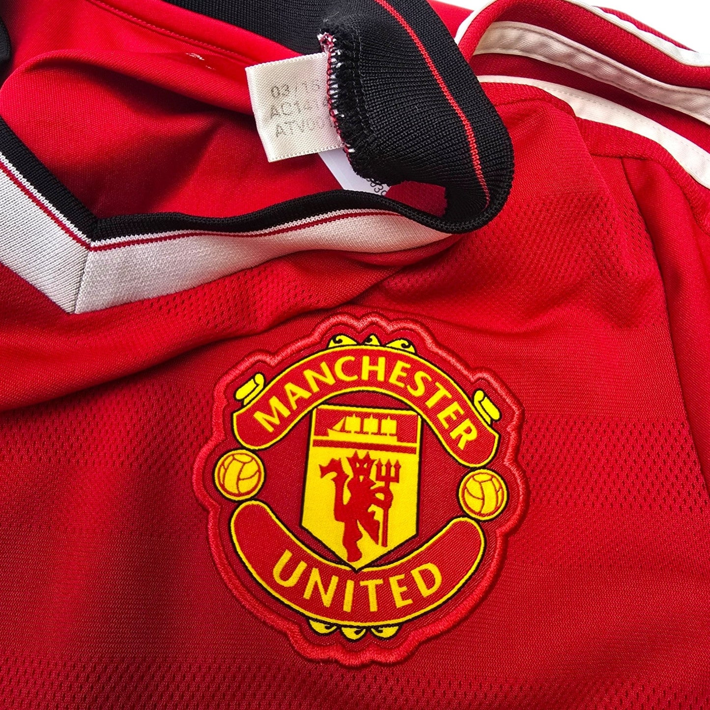 2015/16 Manchester United Home Football Shirt (S) Adidas #35 Lingard