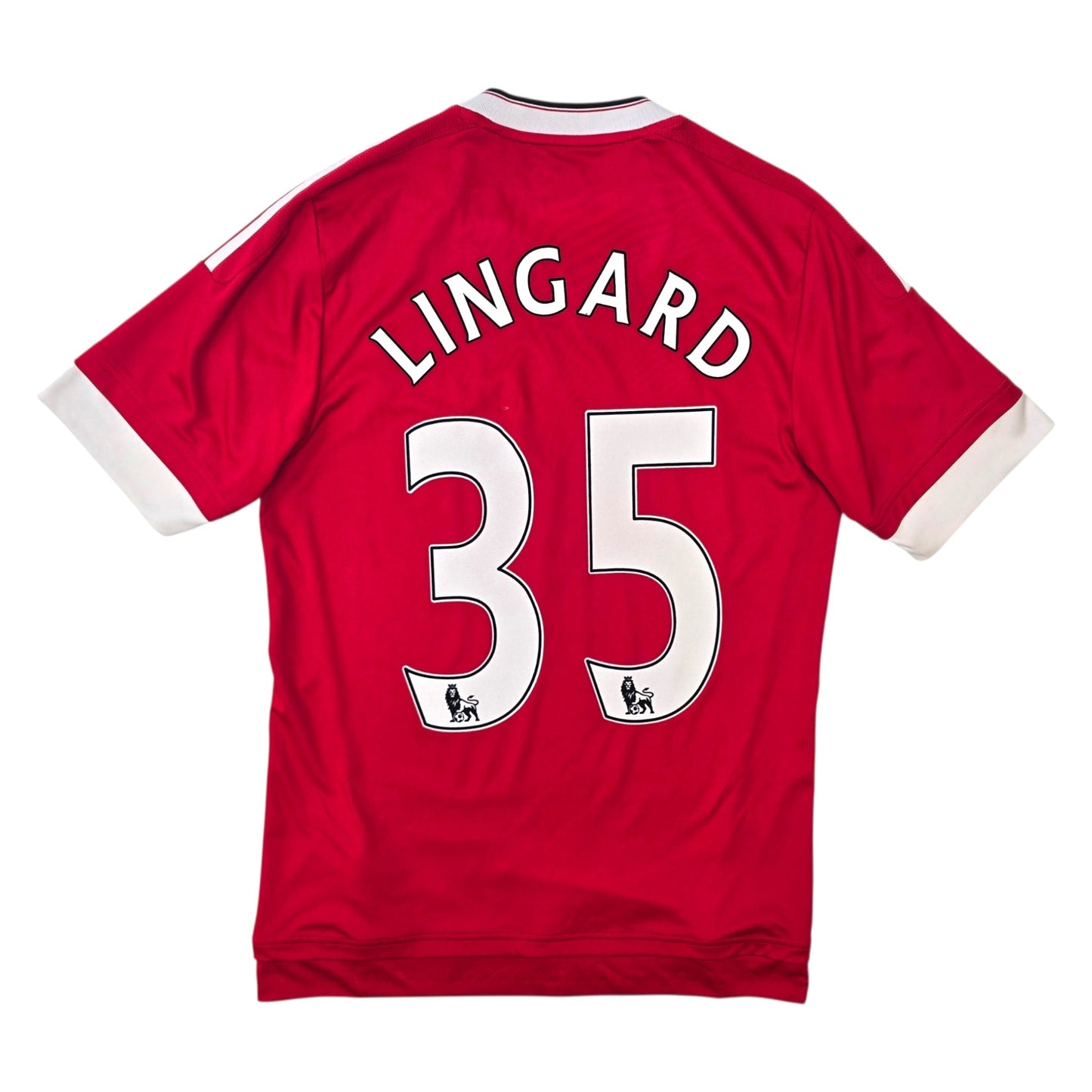 2015/16 Manchester United Home Football Shirt (S) Adidas #35 Lingard