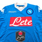 2015/16 Napoli Home Football Shirt (M) Kappa (Player Version)