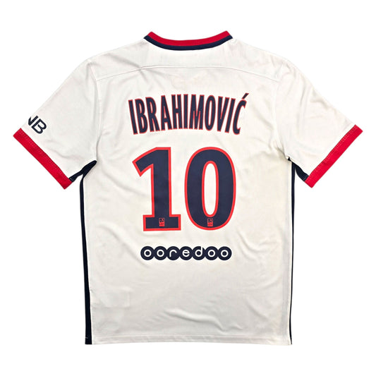 2015/16 PSG Away Football Shirt (M) Nike #10 Ibrahimovic