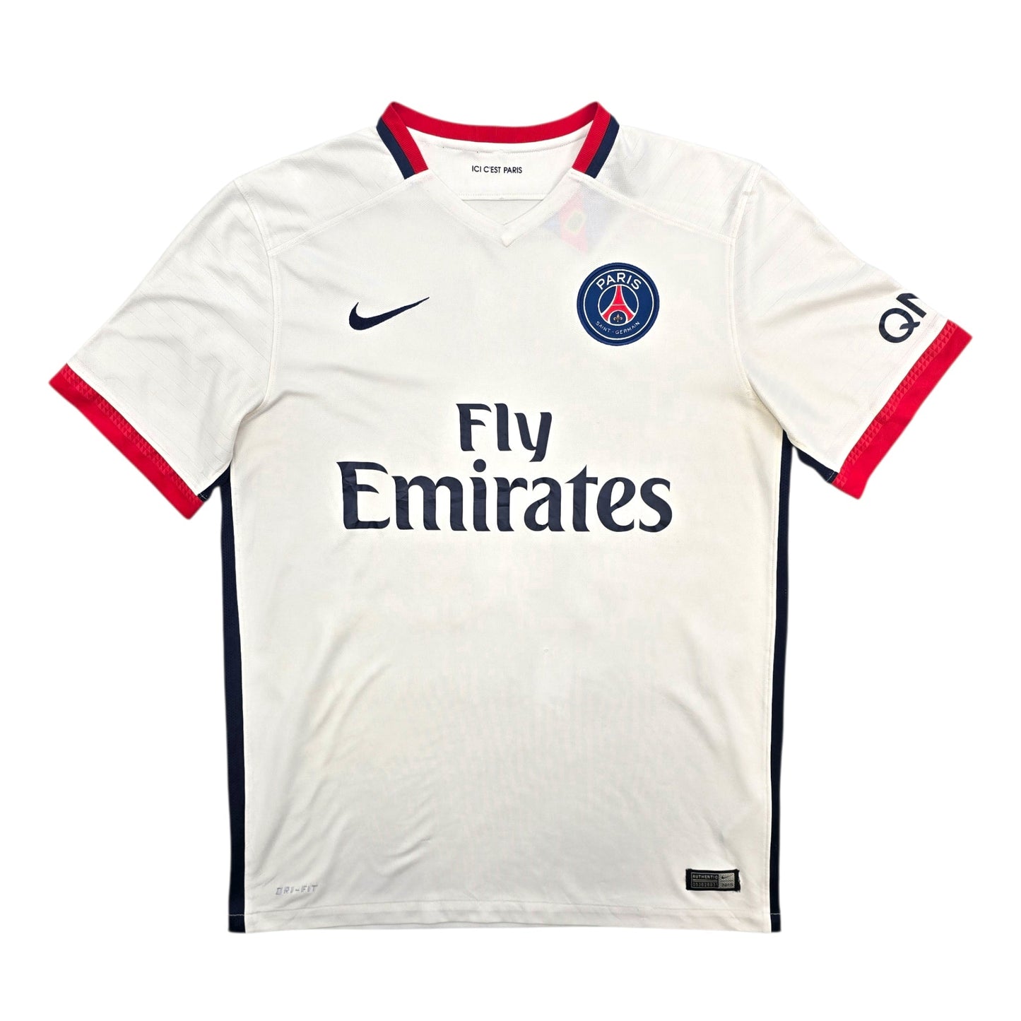 2015/16 PSG Away Football Shirt (M) Nike #10 Ibrahimovic