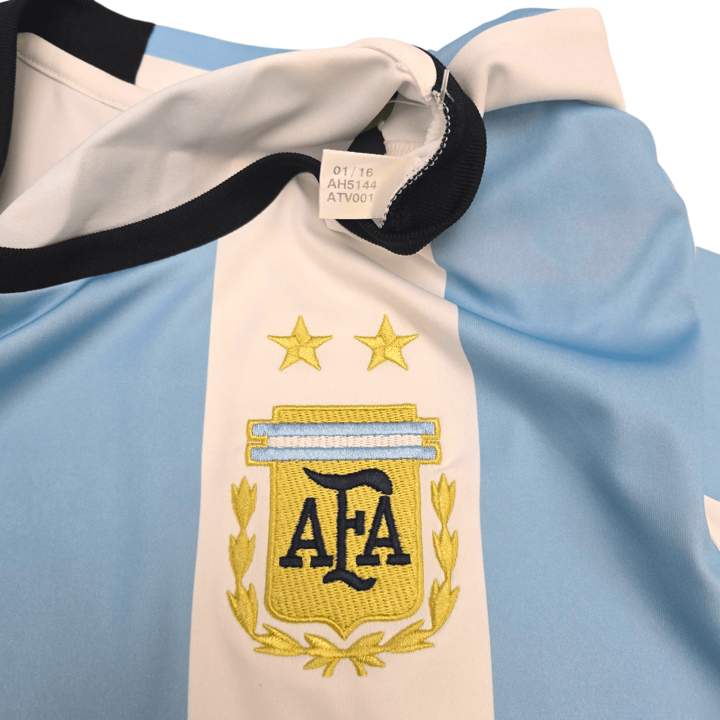 2016/17 Argentina Home Football Shirt (M) Adidas #10 Messi