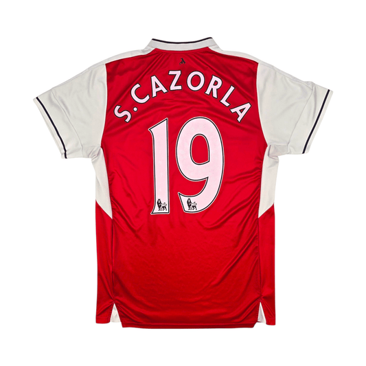 2016/17 Arsenal Home Football Shirt (M) Puma #19 S.Cazorla