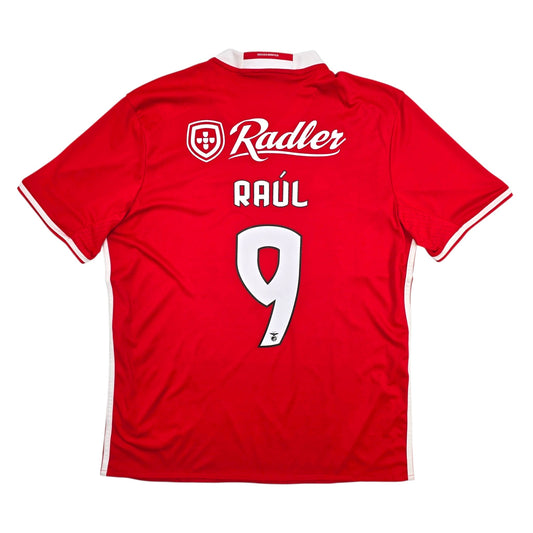 2016/17 Benfica Home Football Shirt (L) Adidas #9 Raul