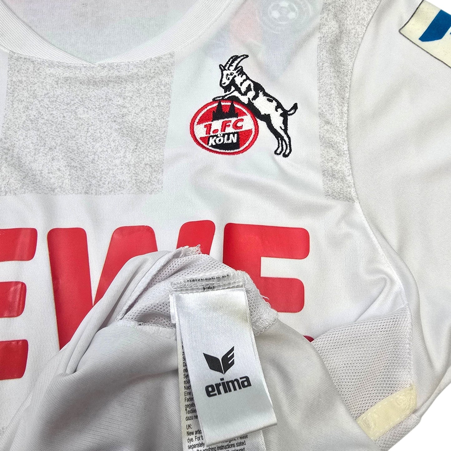 2016/17 FC Köln Home Football Shirt (S) Erima