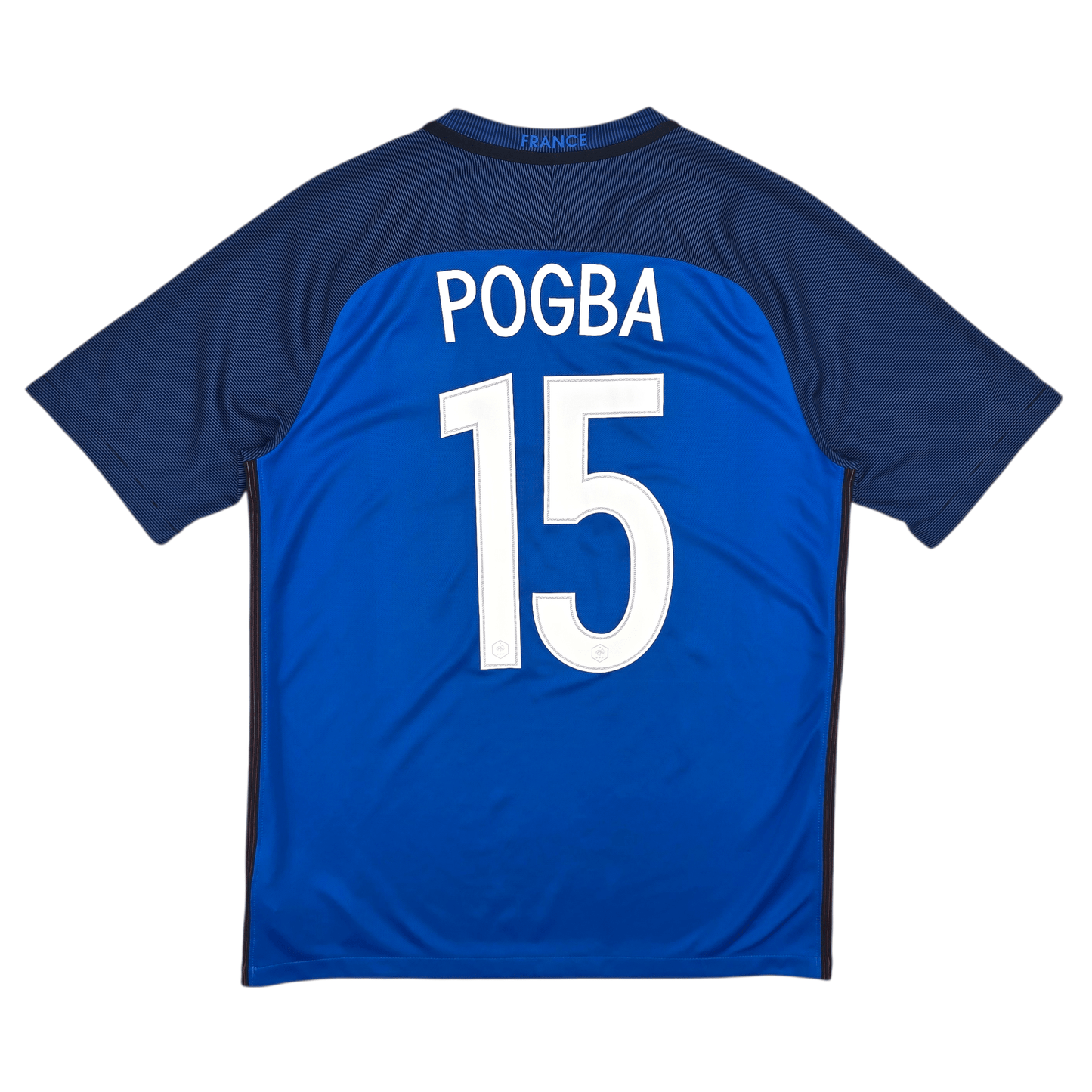 2016/17 France Home Football Shirt (M) Nike #15 Pogba