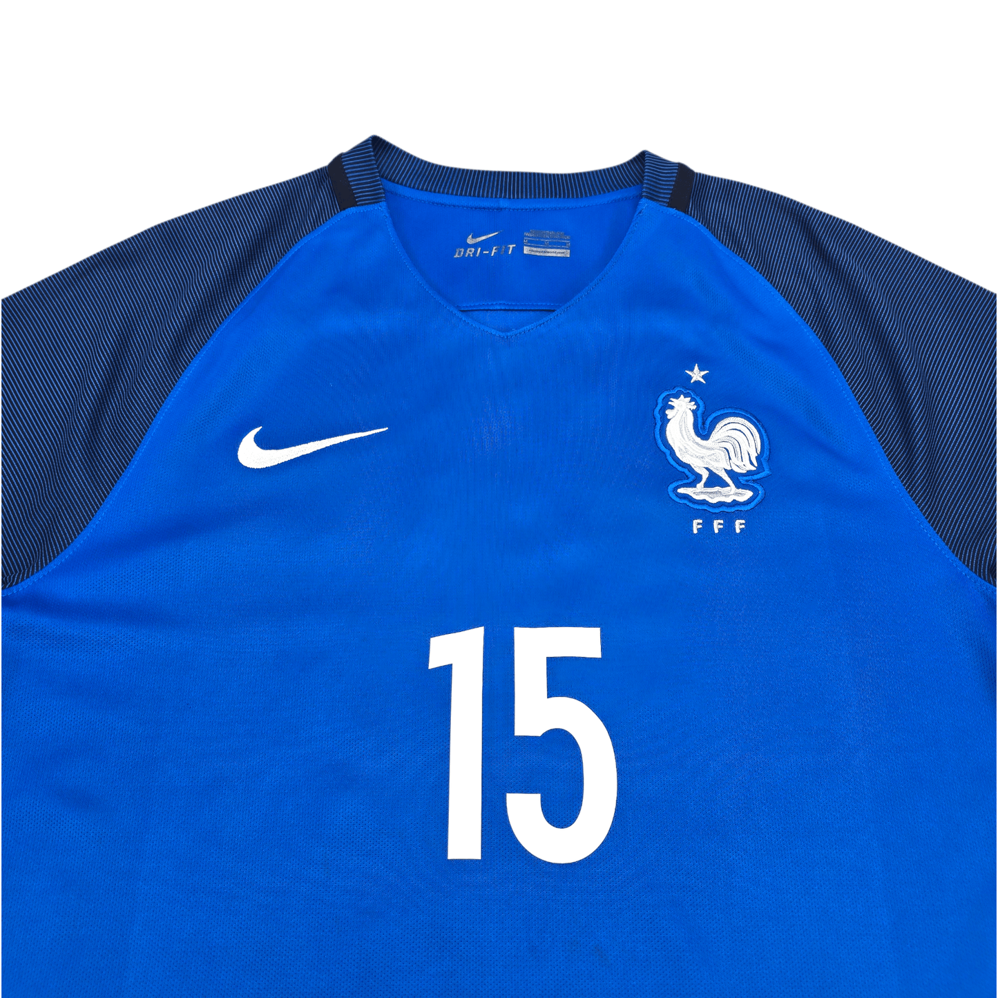 2016/17 France Home Football Shirt (M) Nike #15 Pogba
