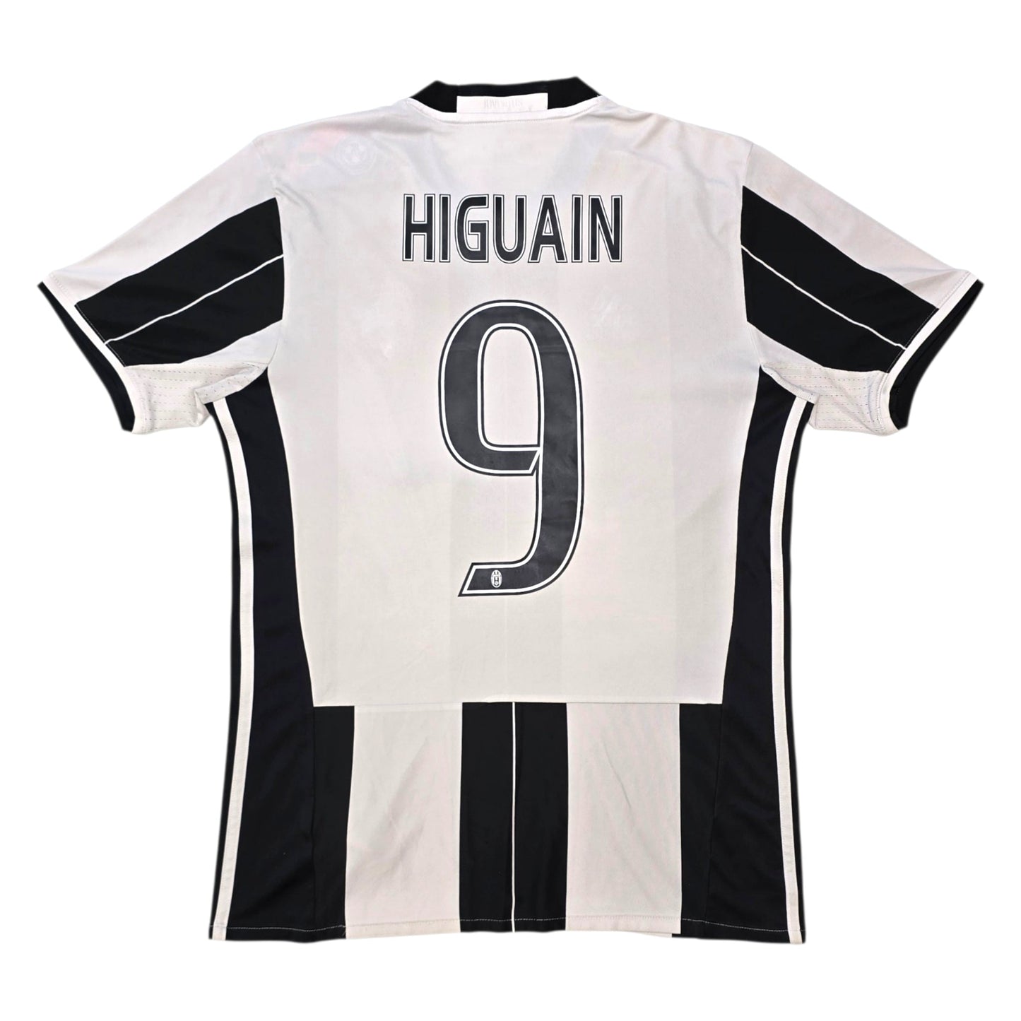 2016/17 Juventus Home Football Shirt (S) Adidas #9 Higuain