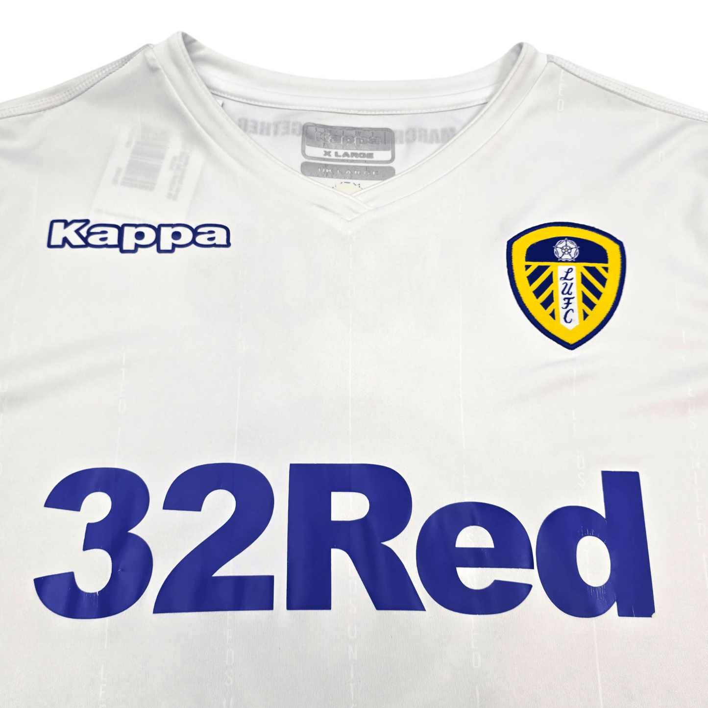 2016/17 Leeds United Home Football Shirt (XL) Kappa #9 Wood