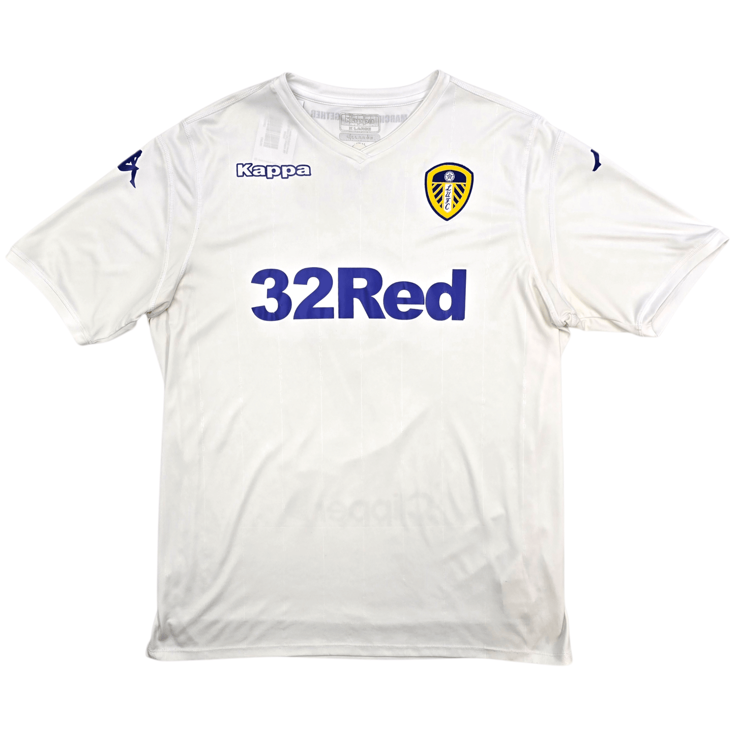 2016/17 Leeds United Home Football Shirt (XL) Kappa #9 Wood