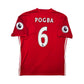 2016/17 Manchester United Home Football Shirt (L) Adidas #6 Pogba
