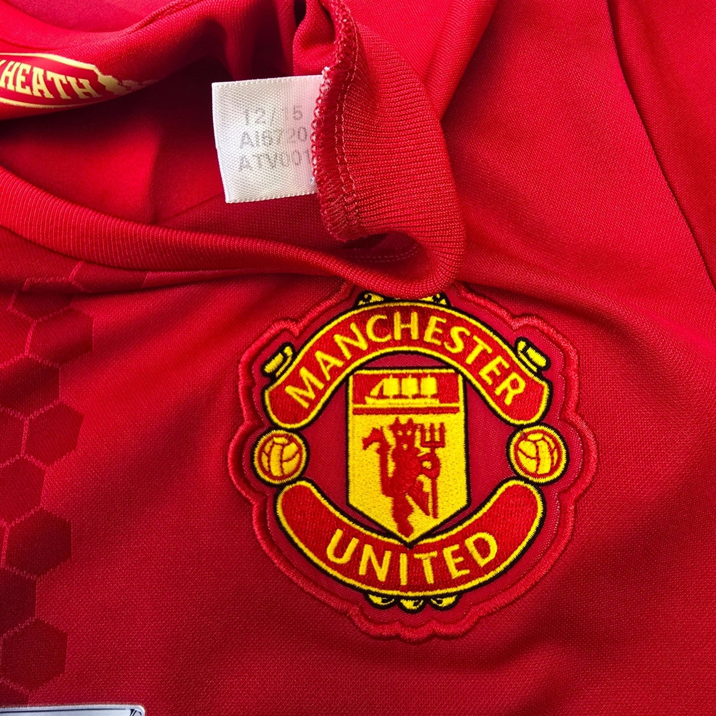 2016/17 Manchester United Home Football Shirt (S) Adidas #19 Rashford
